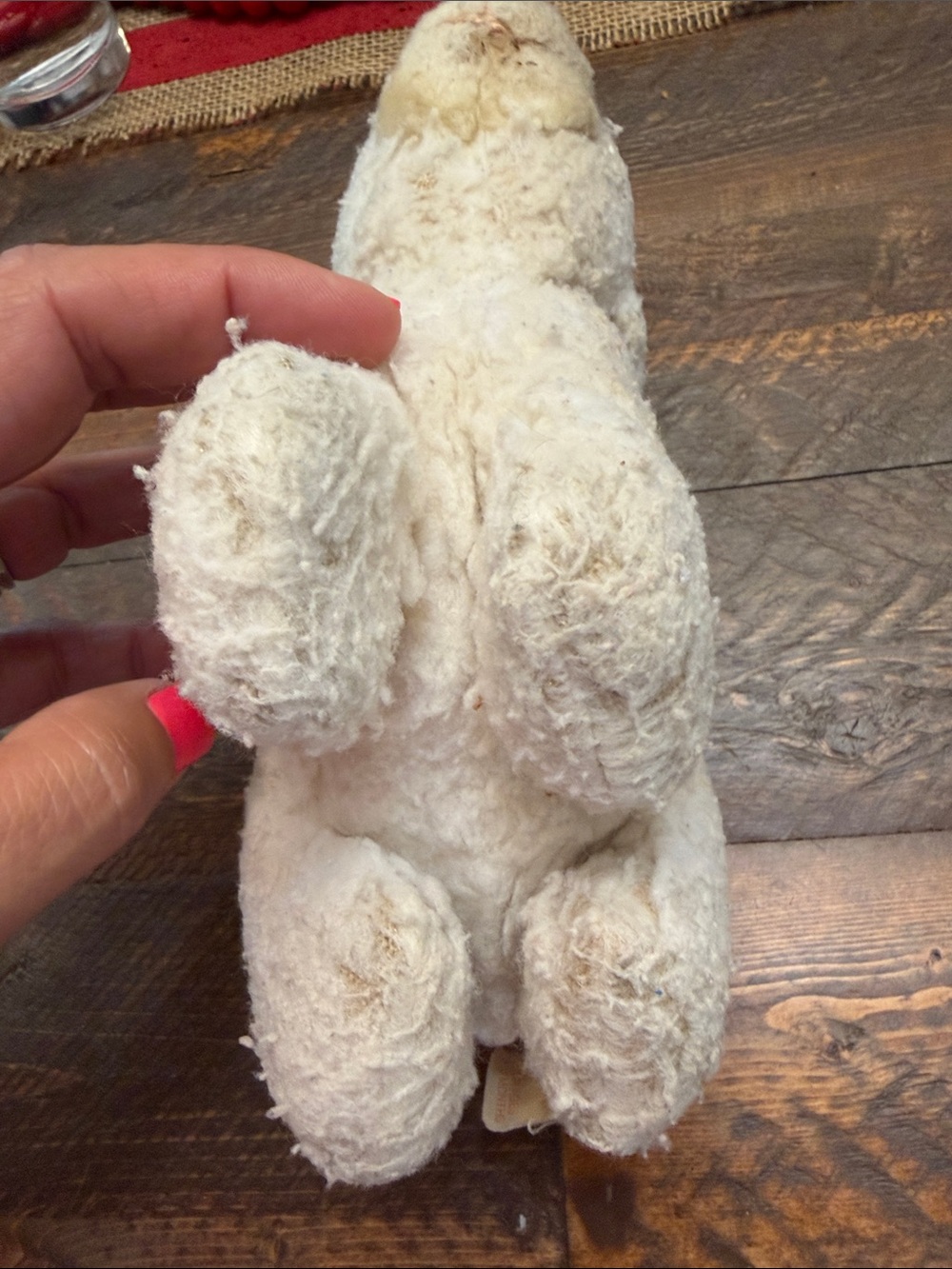 🐑 Vintage Mid-Century Musical Wind-Up Lamb Plush 🐑 Fan Fair 1960’s collectible - Picture 6 of 10